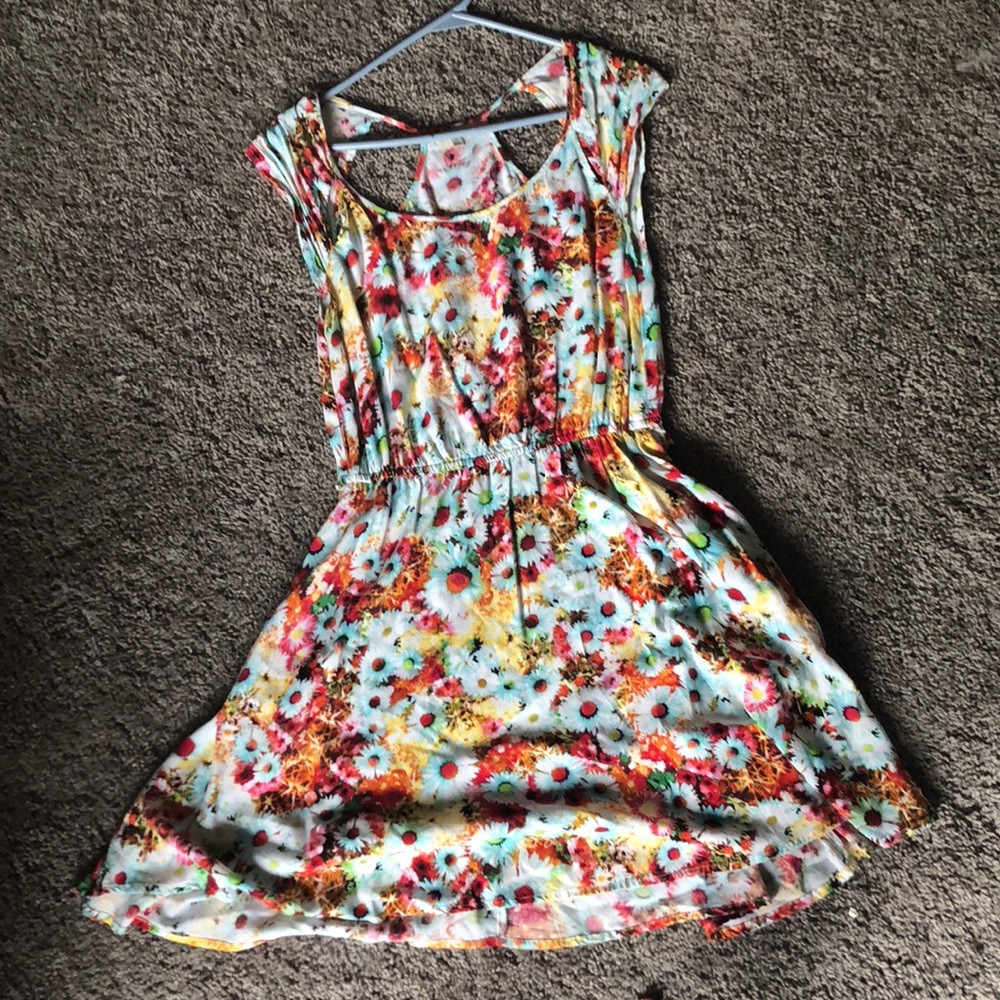T shirt dress. Floral